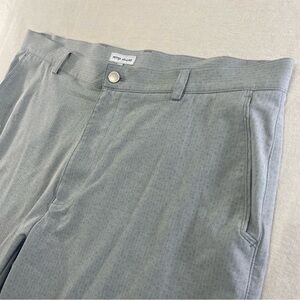 Peter Millar Drink N’ Duff Shackleford Hybrid Golf Shorts Gale Gray Sz 38 $115